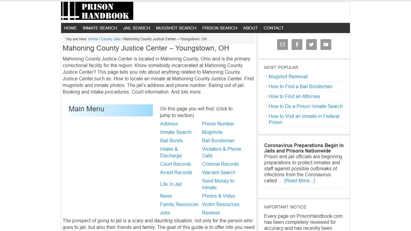 Mahoning County Justice Center – Youngstown, OH